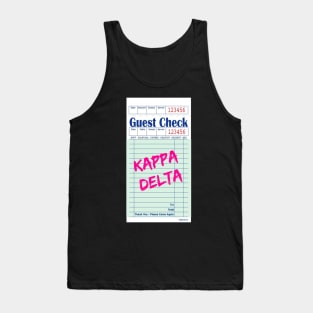 guest check kappa delta Tank Top